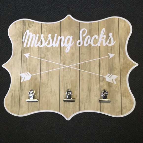 Other - Missing socks plaque